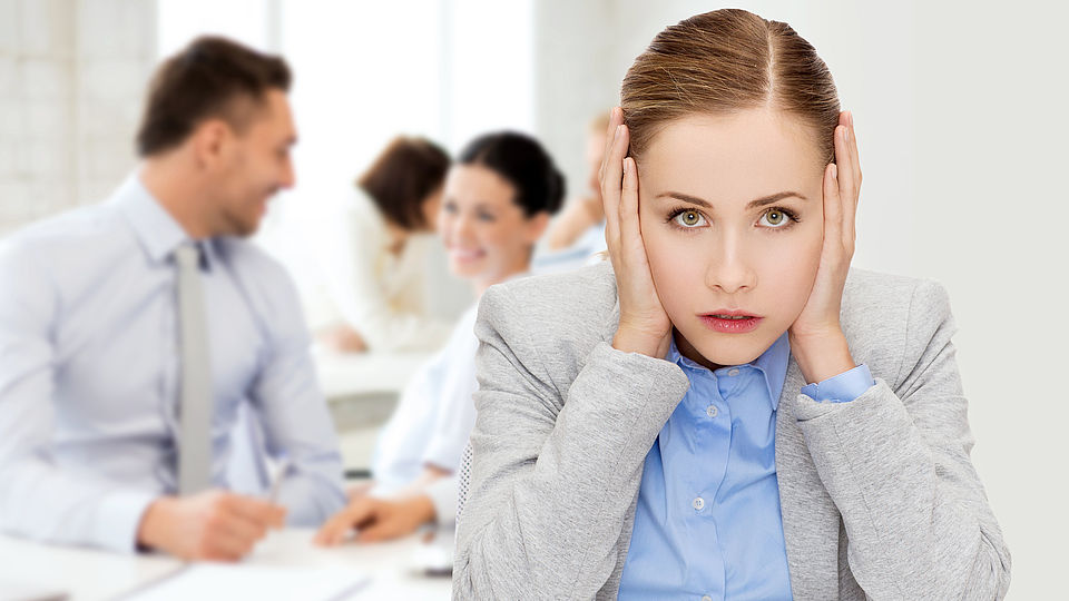 Lärm im Büro macht krank!